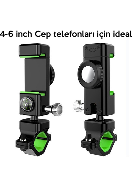 Ally Çok Fonksiyonlu Esnek Bisiklet Telefon Tutucu Pusulalı indirimleri