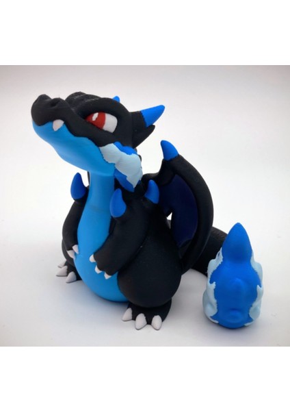 #0006 Chibi Mega Charizard x Pokemon Figürü