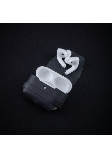 Minimal x Apple Airpods Pro 1 Uyumlu Hakiki Deri Kılıf - Gerçek Deri ve El Yapımı - Minimalist Tasarım