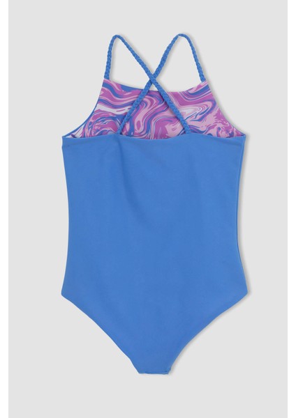 Kız Çocuk Desenli Çift Yönlü Mayo Z3592A623HS fırsatları