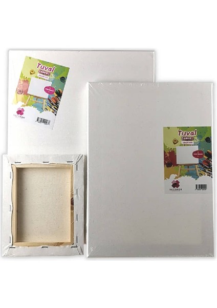 Arkadan Zımbalı Tuval 10X10 cm