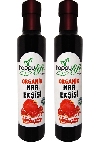 Happy Life Organik Nar Ekşisi 250ML x 2 Adet