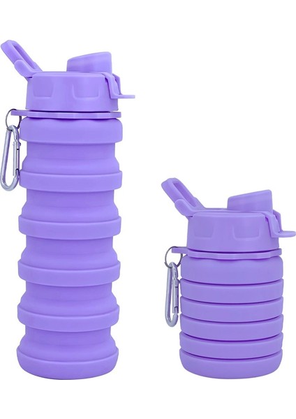 500ML Katlanır Su Bardağı Yüksek Sıcaklığa Dayanıklı Spor Su Şişesi (Yurt Dışından)