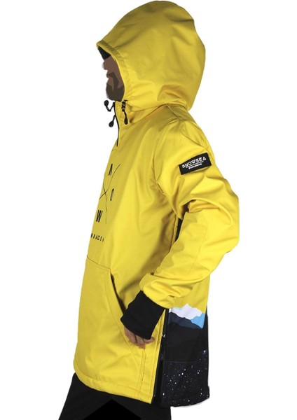 Snowboarding Men Kar Montu, Snowsea SS7924 Siyah Snowboard Montu modelleri