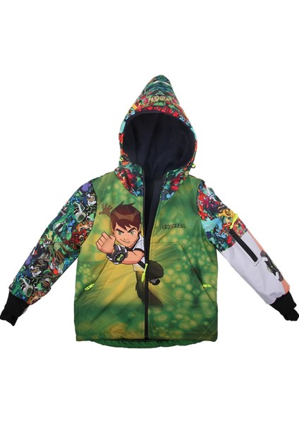 SS78915 Ben 10 Çocuk Snowboard ve Kayak Montu modelleri