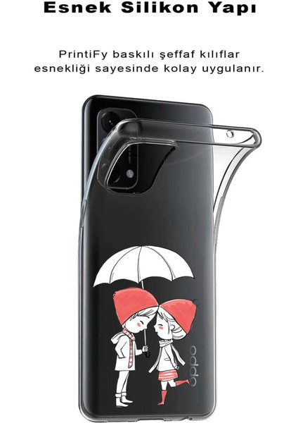 Xiaomi Redmi Note 11S ile Uyumlu Kapak Sevimli Karakterler Tasarımlı Şeffaf Kılıf