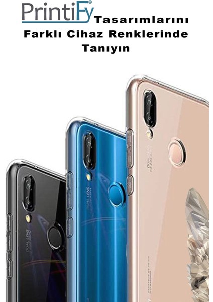 Xiaomi Redmi 10 2022 ile Uyumlu Kapak Sevimli Karakterler Tasarımlı Şeffaf Silikon Kılıf