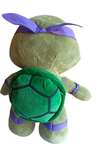 PopŞeker Ninja Kaplumbağalar Peluş Donatello Figürü 35CM. Ninja Kaplumbağalar Oyuncakları