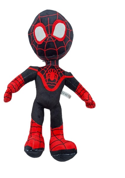 Spiderman Peluş Içi Dolgulu Örümcek Adam Peluş Kaliteli Ithal 35CM. Siyah