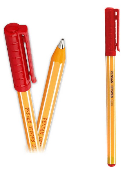 Ofispen 1010 Tükenmez Kalem Kırmızı