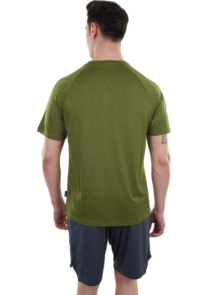 Mission Ultra Dry Erkek T-Shirt Haki modelleri