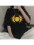 Sun And Moon Oversize Siyah T-Shirt 2