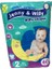 Jenny & Willy Bebek Bezi Vegan 2 Beden 3-6 kg Avantaj Paket 60 Adet 1