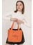 U45 Çıtçıtlı The Tote Bag Shaka Işlemeli Kol Çantası U:25 E:31 G.11 cm 1