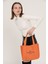 U45 Çıtçıtlı The Tote Bag Shaka Işlemeli Kol Çantası U:25 E:31 G.11 cm 2
