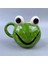 Komik Kurbağa Surat 3D Tasarım Kupa Bardak 1