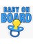 Baby On Board Arabada Bebek Var Oto Sticker Etiket 19CM Md6 1