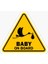 Baby On Board Arabada Bebek Var Oto Sticker Etiket 19CM MD17 1