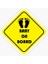 Baby On Board Arabada Bebek Var Araç Sticker Etiket 19CM MD14 1