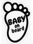 Arabada Bebek Var Baby On Board Sticker Etiket 19CM MD17 1