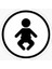 Arabada Bebek Var Sticker Oto Yapıştırma Etiket 18CM Md2 1
