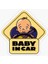 Arabada Bebek Var Sticker Oto Yapıştırma Etiket 18CM MD27 1