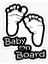 Uyarı Arabada Bebek Var Sticker Oto Etiket 18CM Md4 1