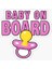 Baby On Board Arabada Bebek Var Oto Sticker Etiket 19CM MD20 1