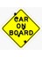 Baby On Board Arabada Bebek Var Oto Sticker Etiket 19CM MD15 1