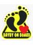 Baby On Board Arabada Bebek Var Oto Sticker Etiket 19CM MD21 1