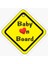 Baby On Board Arabada Bebek Var Sticker Etiket 19CM Md7 1