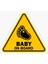 Arabada Bebek Var Sticker Oto Yapıştırma Etiket 18CM MD13 1
