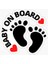 Arabada Bebek Var Baby On Board Sticker Etiket 19CM MD16 1