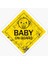 Arabada Bebek Var Baby On Board Sticker Etiket 19CM Md2 1