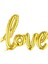 Büyük Boy Love El Yazısı Folyo Balon 40 Inç 1