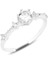 Gümüş Rodyumlu Zirkon Taşlı Tek Taş Modeli Ayarlamalı Yüzük 1