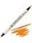 Fabricolor Twin Çift Uçlu Kumaş Tekstil Boyama Kalemi Fluorescent Orange 1