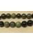 Golden & Siyah Obsidyen Taşı Yarım Dizi 11-12.5mm Aralığındadır (18CM Uzunluğundadır) 4