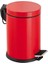 Çelik Metal 5 Litre Pedallı Çöp Kovası Çöp Kutusu Kırmızı 3