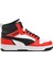392326 Rebound V6 Beyaz-Siyah-Kırmızı Unisex Hi Sneaker 1