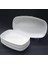 6 Adet Beyaz Melamin Kayık Tabak 28x18cm Büyük Boy Salata Tabağı Günlük Kullanıma Hesaplı Oval Tabak 1