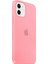 Hangsm Apple iPhone 11 Logolu Lansman Silikon Kılıf - Açık Pembe 2