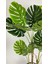 Yapay Ağaç Monstera Bambu Gövdeli 150CM Devetabanı Ağacı Büyük Boy Antrasit Renk Yalı Saksıda 5