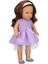 Tina Classic Bebek 45 cm - Mor Elbiseli 3