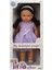 Tina Classic Bebek 45 cm - Mor Elbiseli 6