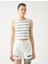 Crop Fitilli Atlet Basic Halter Yaka 3
