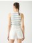Crop Fitilli Atlet Basic Halter Yaka 4