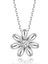 Swarovski Zirconia Papatya Kolye | Swarovski Taşlı 925 Ayar Gerçek Gümüş Papatya Kolye 1