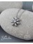 Swarovski Zirconia Papatya Kolye | Swarovski Taşlı 925 Ayar Gerçek Gümüş Papatya Kolye 2