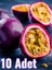 Çarkıfelek Meyvesi 10 Adet Orta Boy pasiflora, passion fruit, passiflora 1